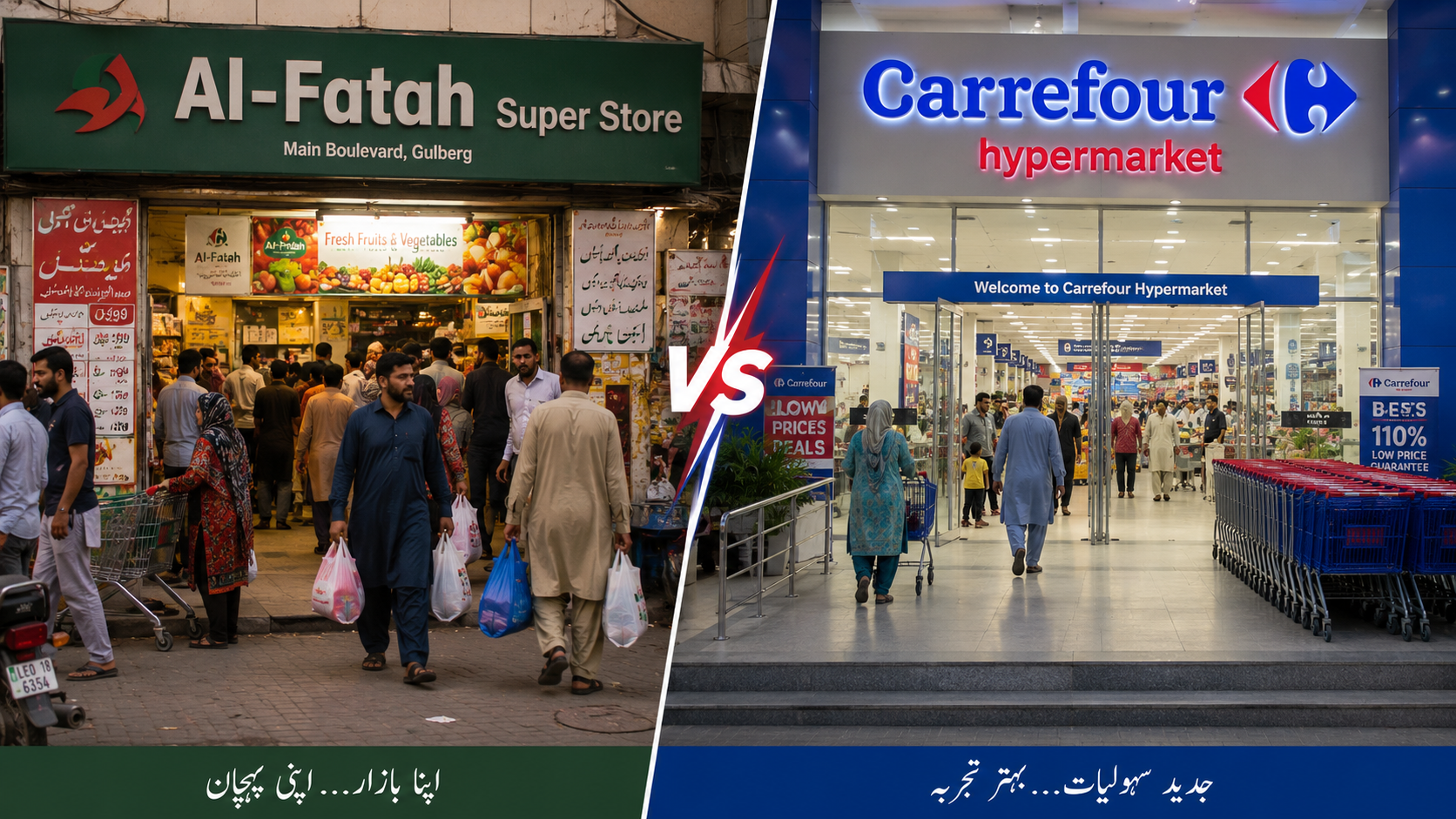 alfatah vs carrefour